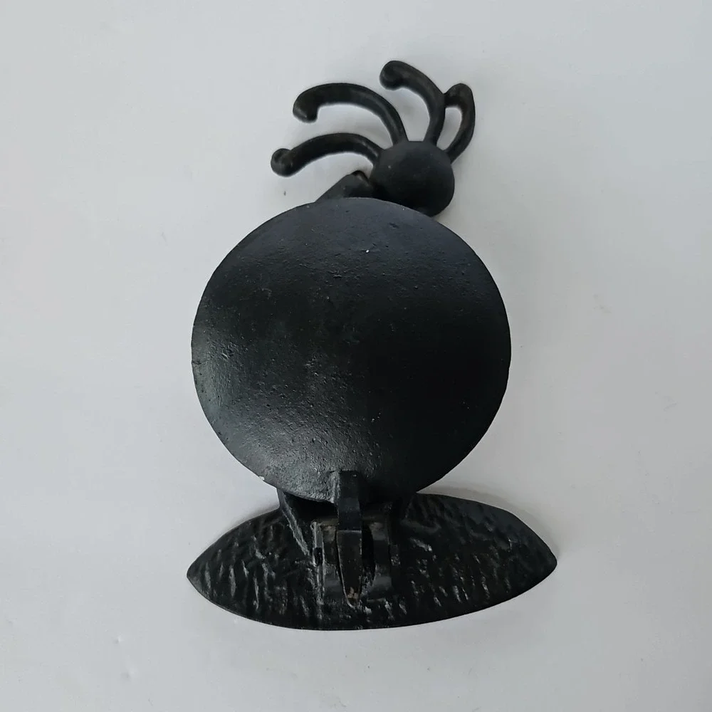 Vintage Kokopelli Cast Iron Candle Holder Flute Player Southwestern Rustic Decor